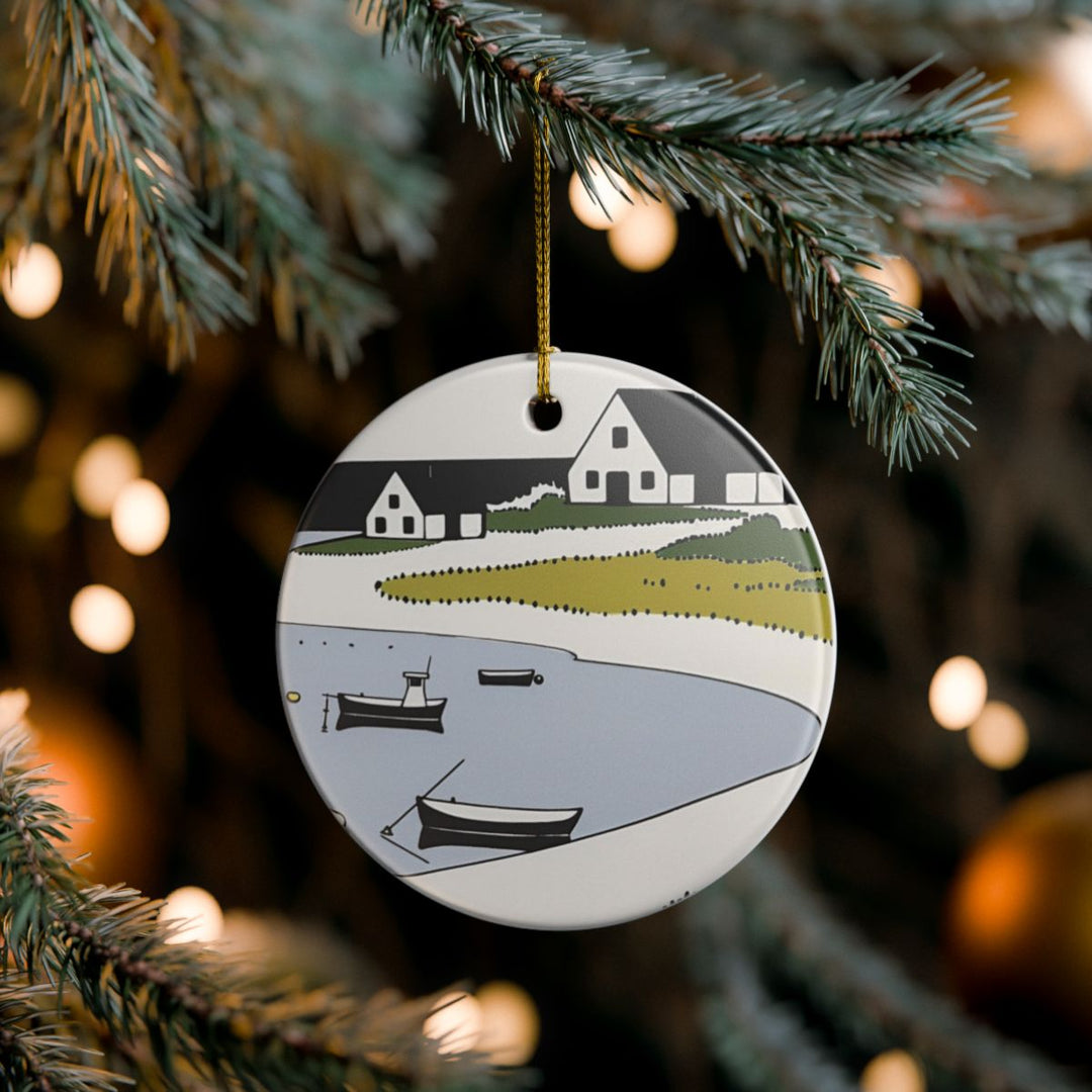 Cape Cod Massachusetts Ornament: Unique Cape Cod Souvenir, Cape Cod Massachusetts Xmas Decor, and Authentic Cape Cod Gift