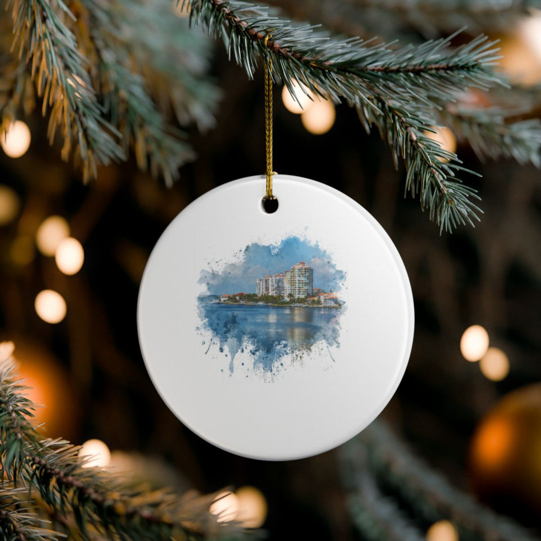 Cape Coral Ornament: Unique Cape Coral Souvenir, Cape Coral Xmas Decor, and Authentic Cape Coral Gift