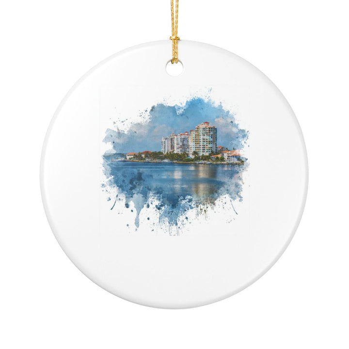 Cape Coral Ornament: Unique Cape Coral Souvenir, Cape Coral Xmas Decor, and Authentic Cape Coral Gift