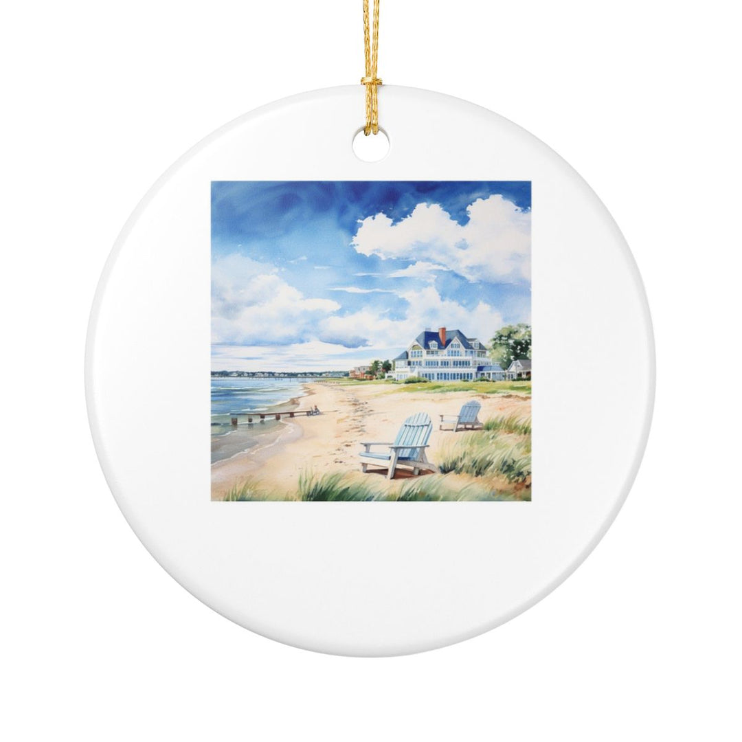 Cape May New Jersey Ornament: Unique Cape May Souvenir, Cape May New Jersey Xmas Decor, and Authentic Cape May Gift