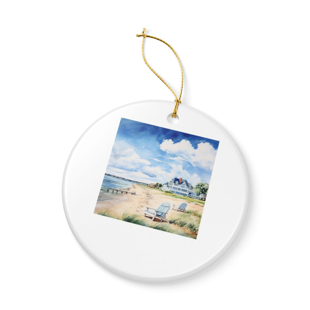 Cape May New Jersey Ornament: Unique Cape May Souvenir, Cape May New Jersey Xmas Decor, and Authentic Cape May Gift
