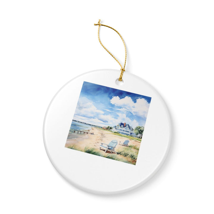 Cape May New Jersey Ornament: Unique Cape May Souvenir, Cape May New Jersey Xmas Decor, and Authentic Cape May Gift