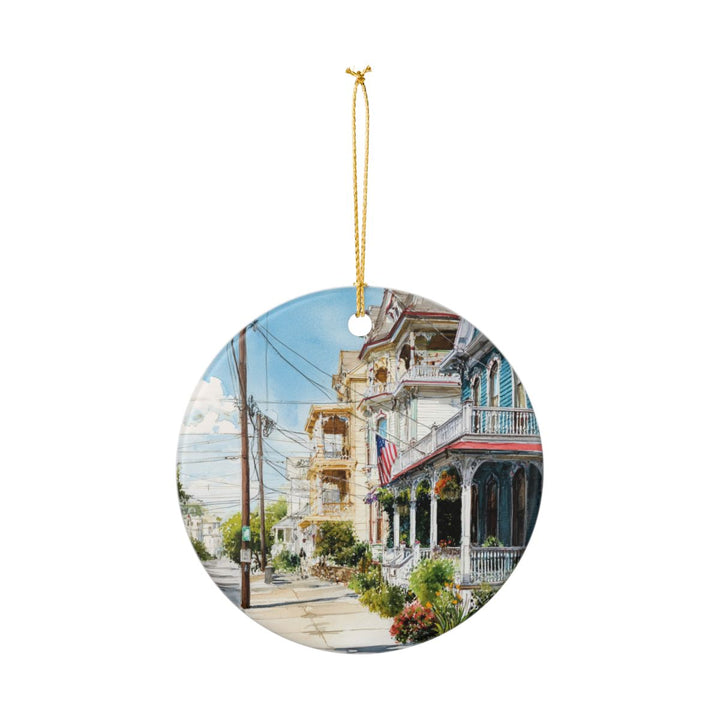 Cape May New Jersey Ornament: Unique Cape May Souvenir, Cape May New Jersey Xmas Decor, and Authentic Cape May Gift