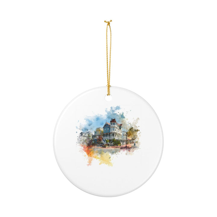 Cape May New Jersey Ornament: Unique Cape May Souvenir, Cape May New Jersey Xmas Decor, and Authentic Cape May Gift