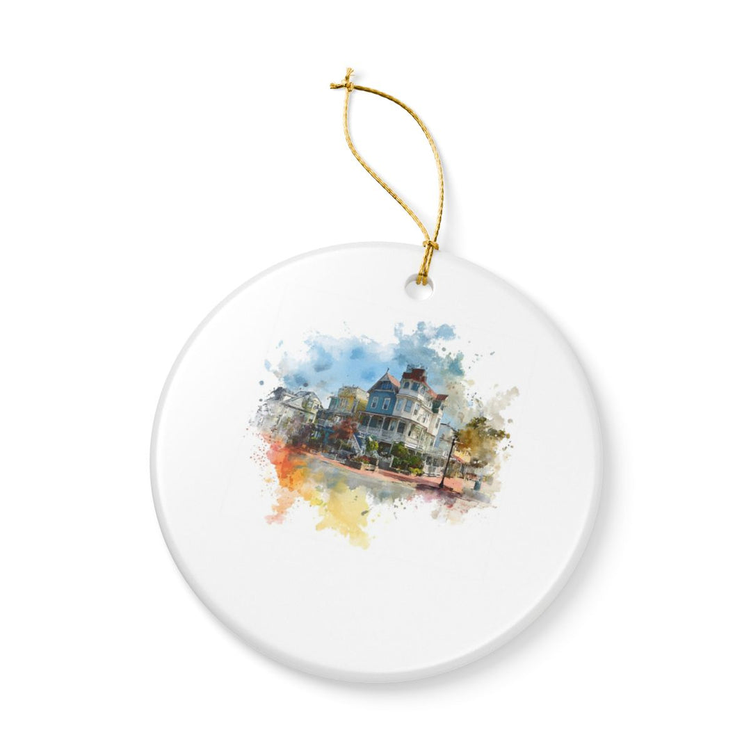 Cape May New Jersey Ornament: Unique Cape May Souvenir, Cape May New Jersey Xmas Decor, and Authentic Cape May Gift