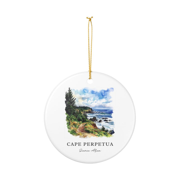 Cape Perpetua Ornament: Unique Cape Perpetua Souvenir, Cape Perpetua Xmas Decor, and Authentic Cape Perpetua Gift