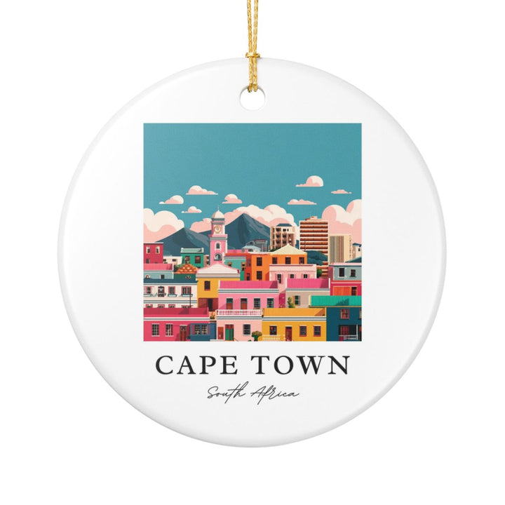 Cape Town South Africa Ornament: Unique Cape Town Souvenir, Cape Town South Africa Xmas Decor, and Authentic Cape Town Gift