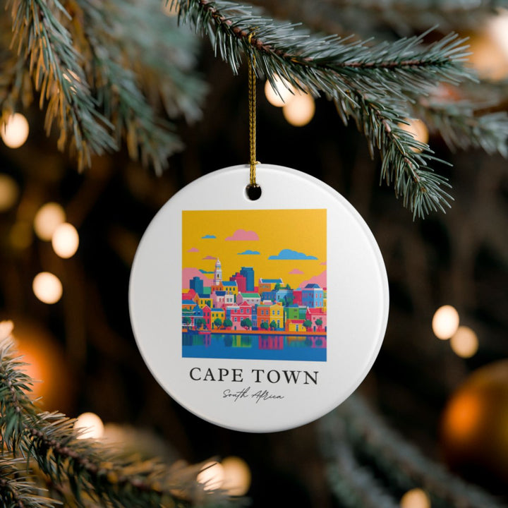 Cape Town South Africa Ornament: Unique Cape Town Souvenir, Cape Town South Africa Xmas Decor, and Authentic Cape Town Gift
