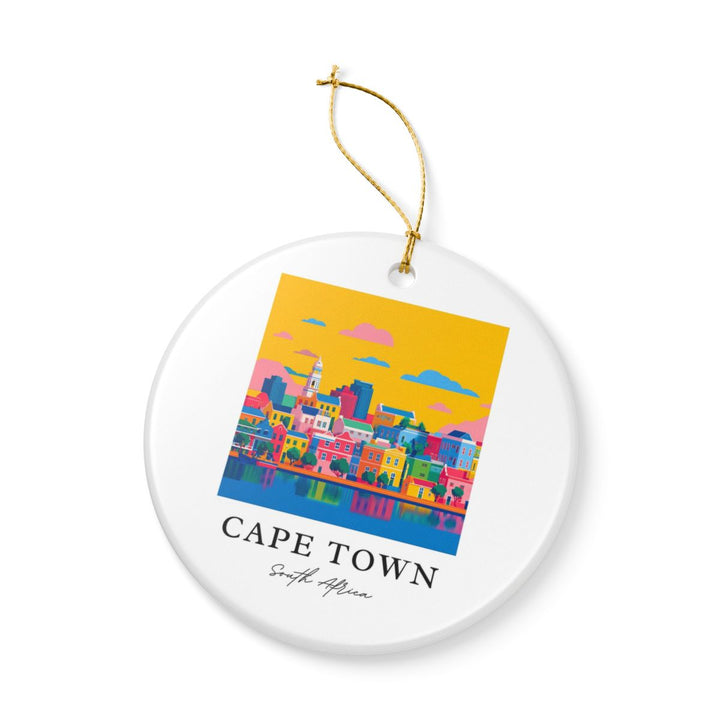 Cape Town South Africa Ornament: Unique Cape Town Souvenir, Cape Town South Africa Xmas Decor, and Authentic Cape Town Gift
