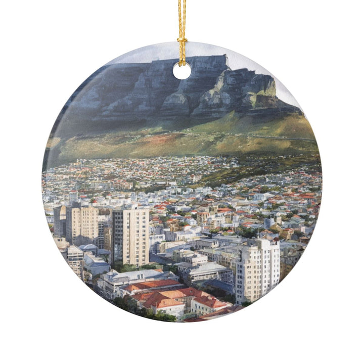 Cape Town South Africa Ornament: Unique Cape Town Souvenir, Cape Town South Africa Xmas Decor, and Authentic Cape Town Gift