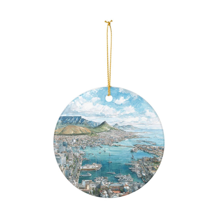 Cape Town South Africa Ornament: Unique Cape Town Souvenir, Cape Town South Africa Xmas Decor, and Authentic Cape Town Gift