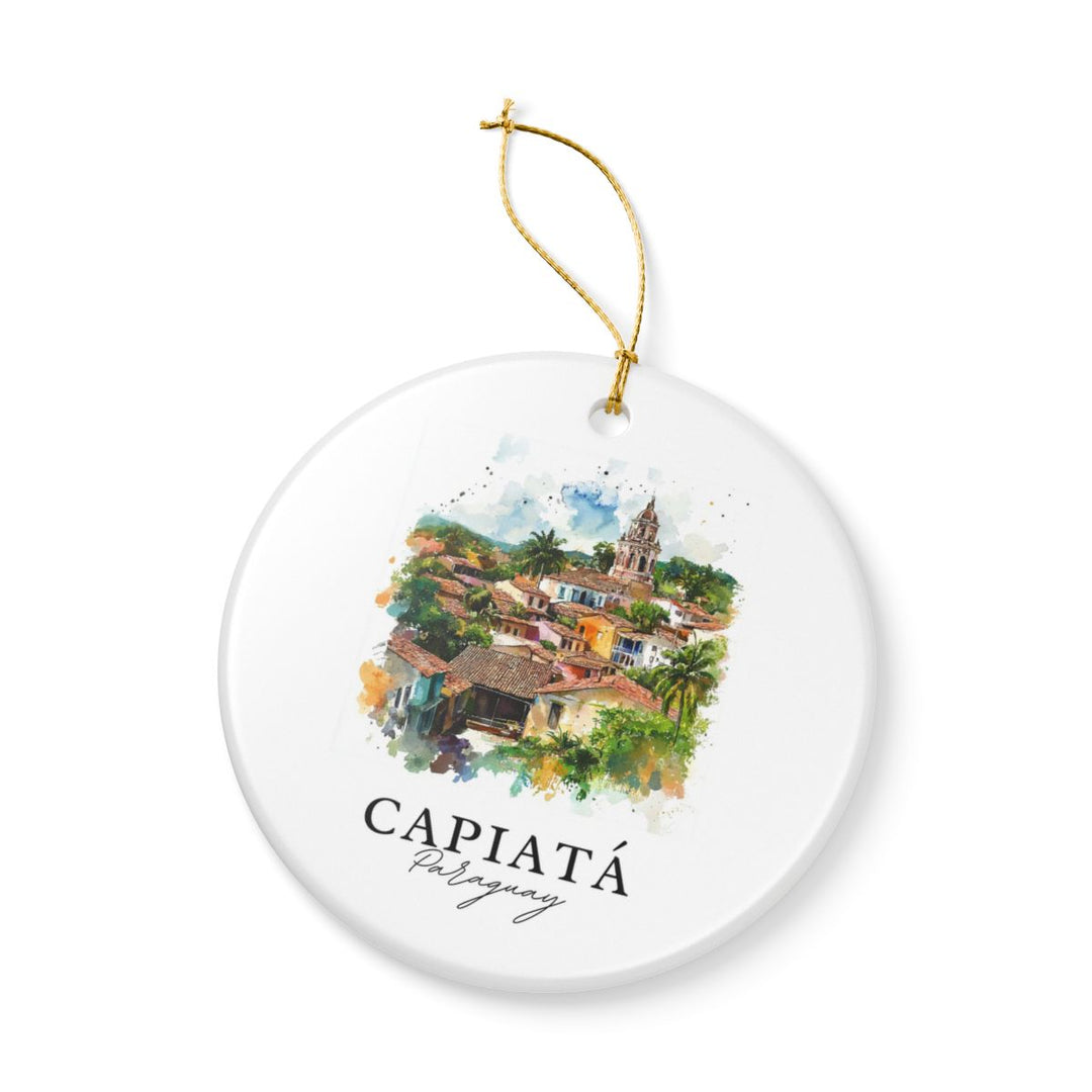 Capiatá Paraguay Ornament: Unique Capiatá Paraguay Souvenir, Capiatá Paraguay Xmas Decor, and Authentic Capiatá Paraguay Gift