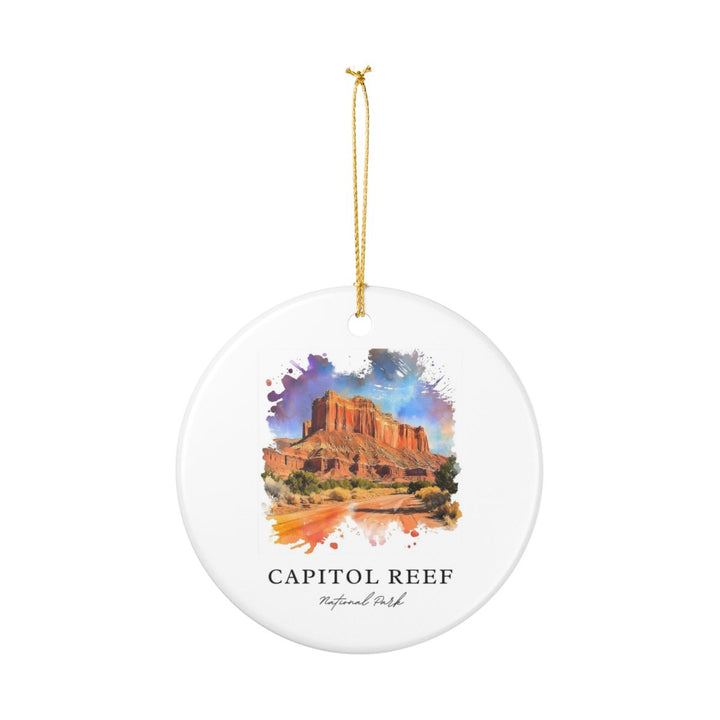 Capitol Reef Utah Utah Ornament: Unique Capitol Reef Utah Souvenir, Capitol Reef Utah Utah Xmas Decor, and Authentic Capitol Reef Utah Gift