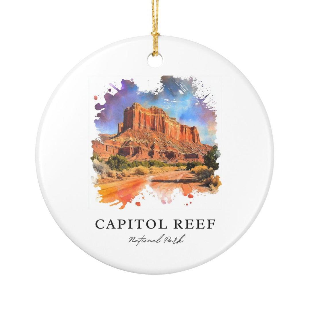Capitol Reef Utah Utah Ornament: Unique Capitol Reef Utah Souvenir, Capitol Reef Utah Utah Xmas Decor, and Authentic Capitol Reef Utah Gift