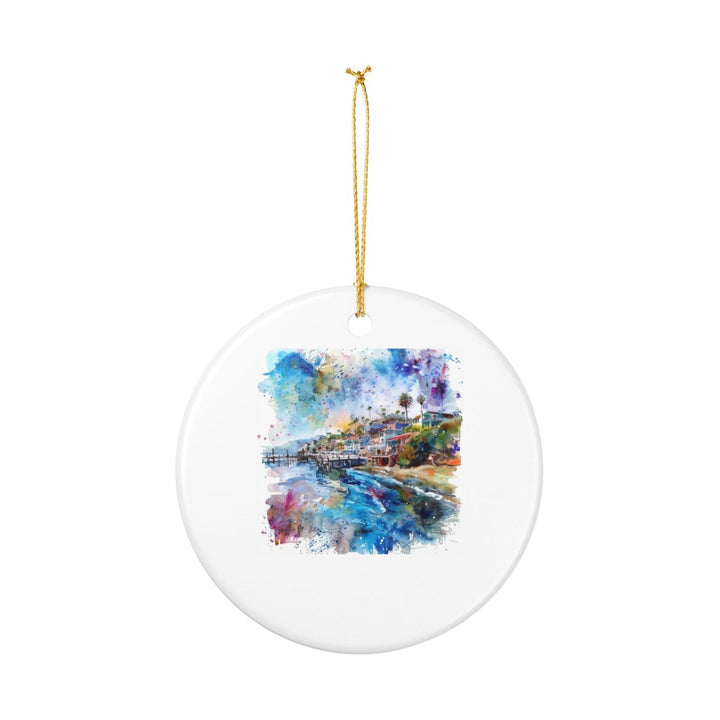Capitola California Ornament: Unique Capitola Souvenir, Capitola California Xmas Decor, and Authentic Capitola Gift
