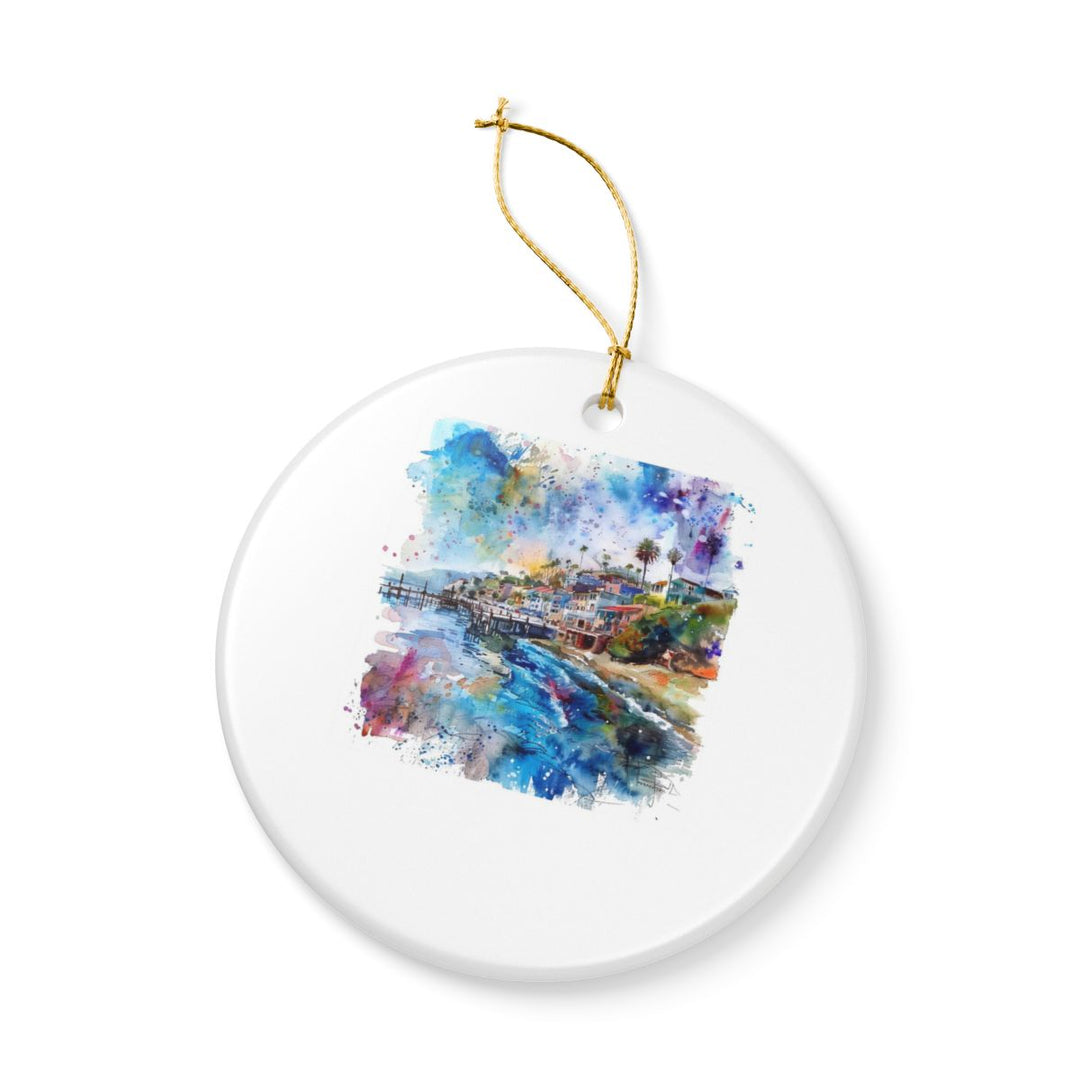 Capitola California Ornament: Unique Capitola Souvenir, Capitola California Xmas Decor, and Authentic Capitola Gift
