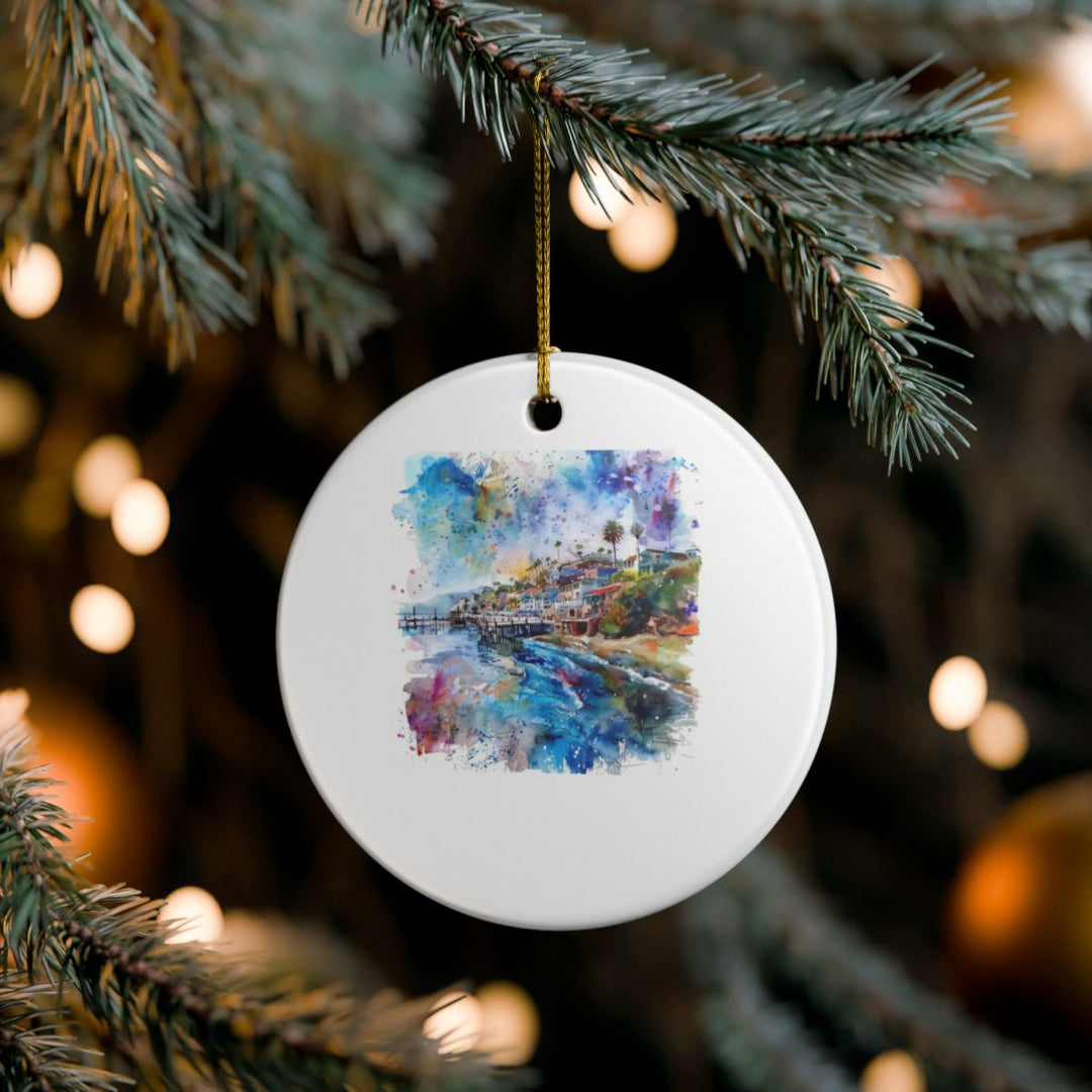 Capitola California Ornament: Unique Capitola Souvenir, Capitola California Xmas Decor, and Authentic Capitola Gift