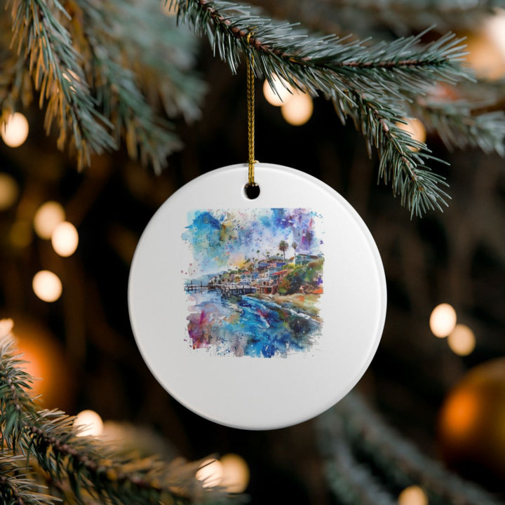 Capitola California Ornament: Unique Capitola Souvenir, Capitola California Xmas Decor, and Authentic Capitola Gift