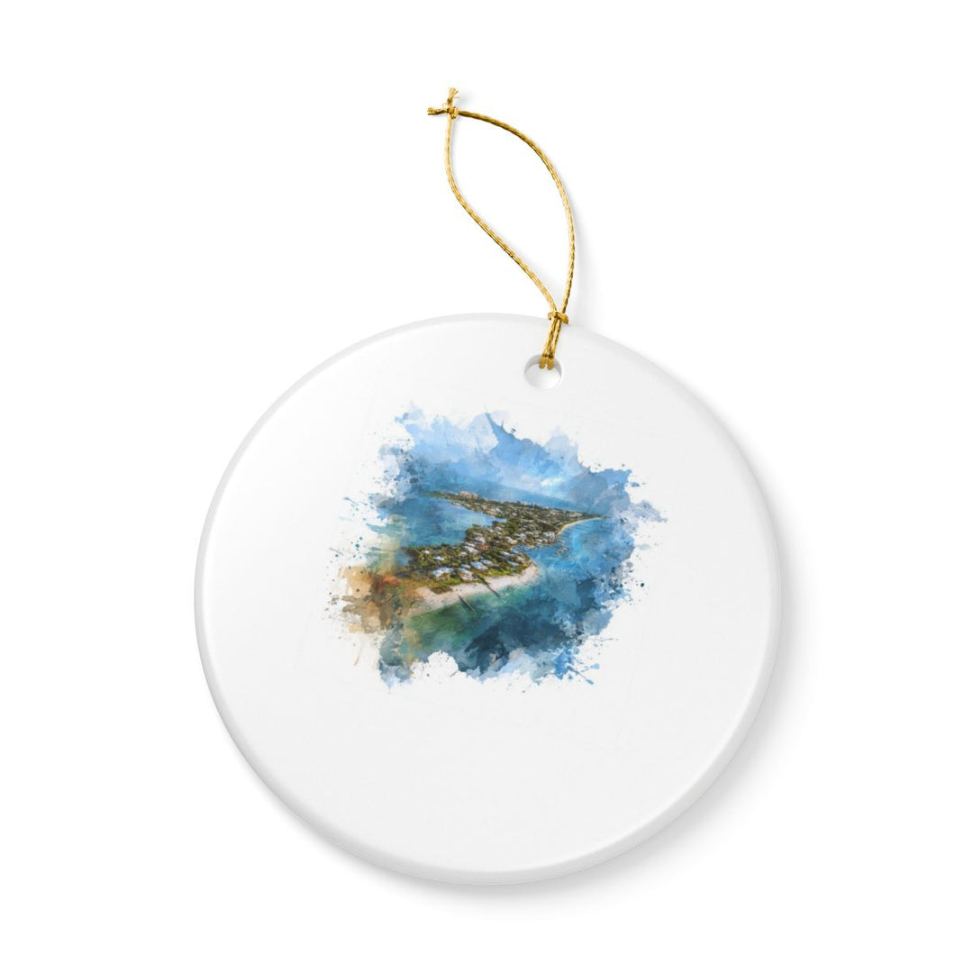 Captiva Island Ornament: Unique Captiva Island Souvenir, Captiva Island Xmas Decor, and Authentic Captiva Island Gift
