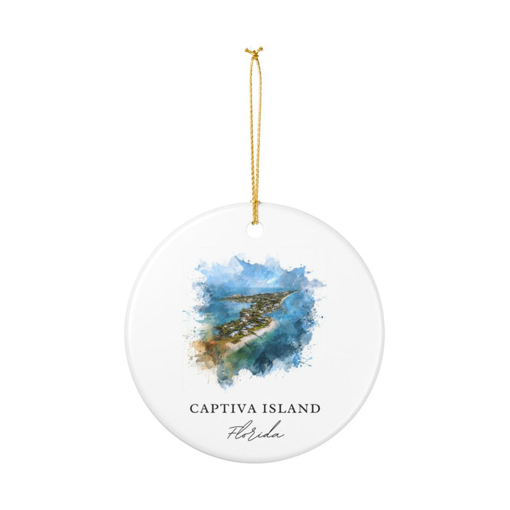 Captiva Island Florida Ornament: Unique Captiva Island Souvenir, Captiva Island Florida Xmas Decor, and Authentic Captiva Island Gift