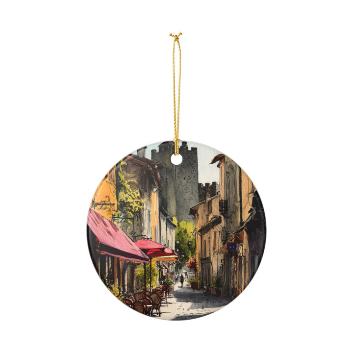 Carcassonne Ornament: Unique Carcassonne Souvenir, Carcassonne Xmas Decor, and Authentic Carcassonne Gift