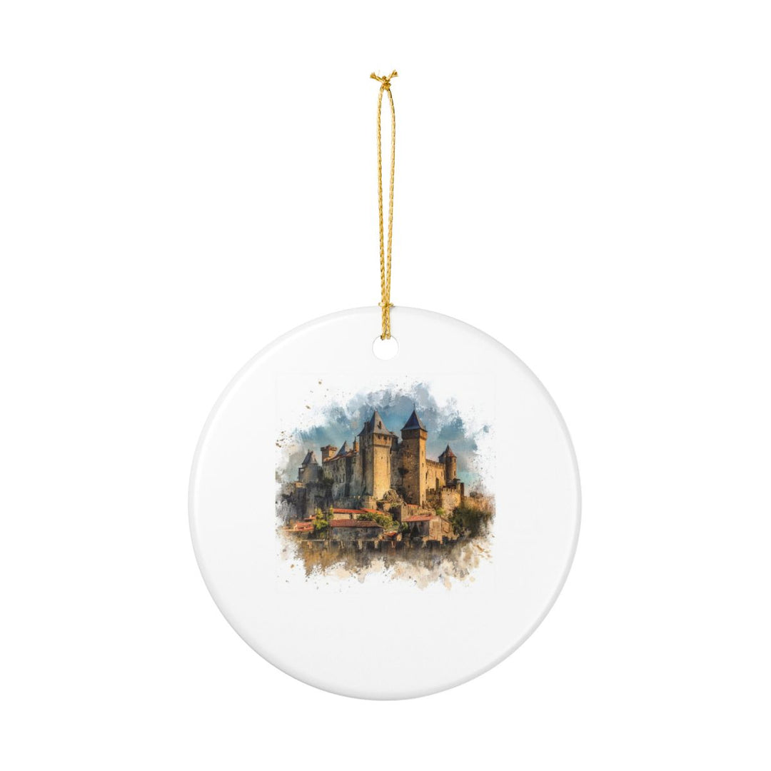 Carcassonne Ornament: Unique Carcassonne Souvenir, Carcassonne Xmas Decor, and Authentic Carcassonne Gift