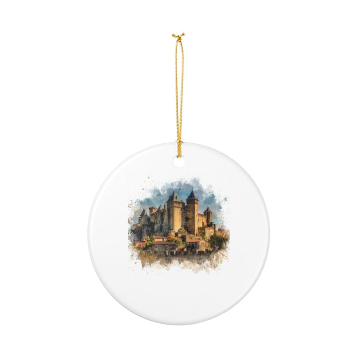Carcassonne Ornament: Unique Carcassonne Souvenir, Carcassonne Xmas Decor, and Authentic Carcassonne Gift