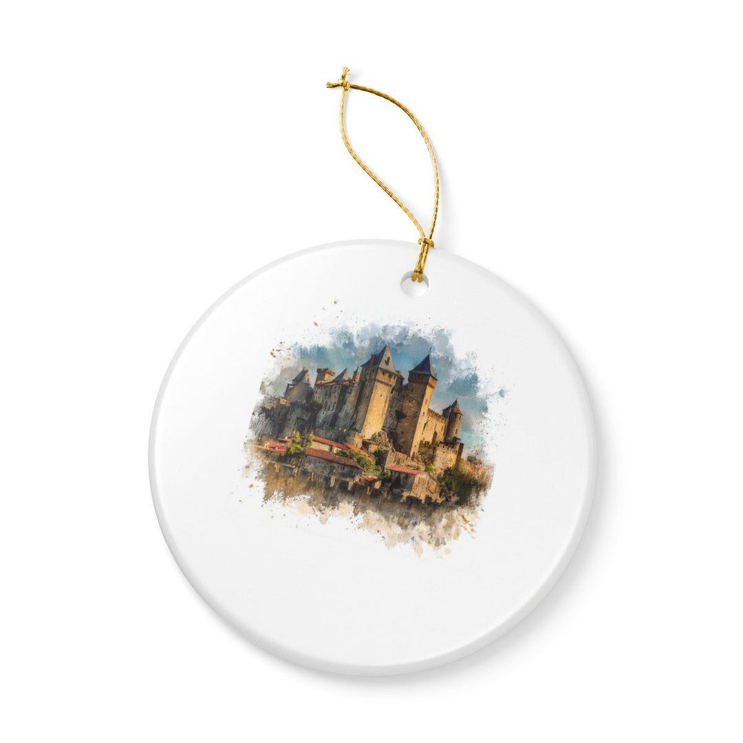Carcassonne Ornament: Unique Carcassonne Souvenir, Carcassonne Xmas Decor, and Authentic Carcassonne Gift