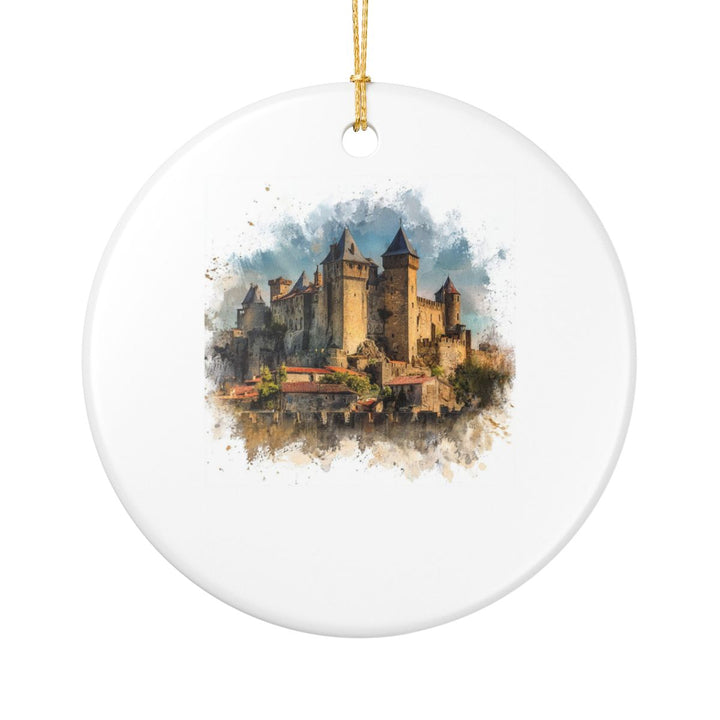 Carcassonne Ornament: Unique Carcassonne Souvenir, Carcassonne Xmas Decor, and Authentic Carcassonne Gift