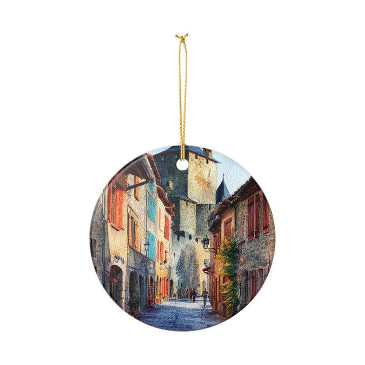 Carcassonne Ornament: Unique Carcassonne Souvenir, Carcassonne Xmas Decor, and Authentic Carcassonne Gift