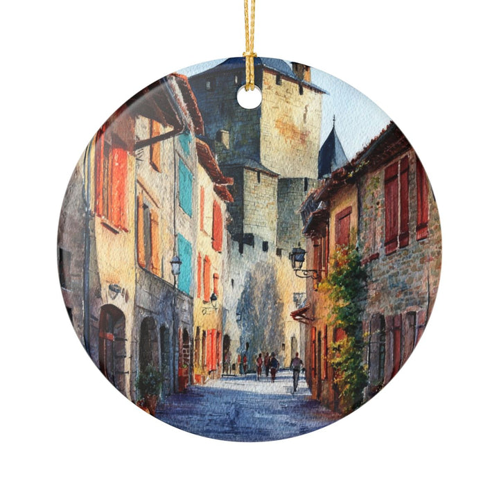 Carcassonne Ornament: Unique Carcassonne Souvenir, Carcassonne Xmas Decor, and Authentic Carcassonne Gift