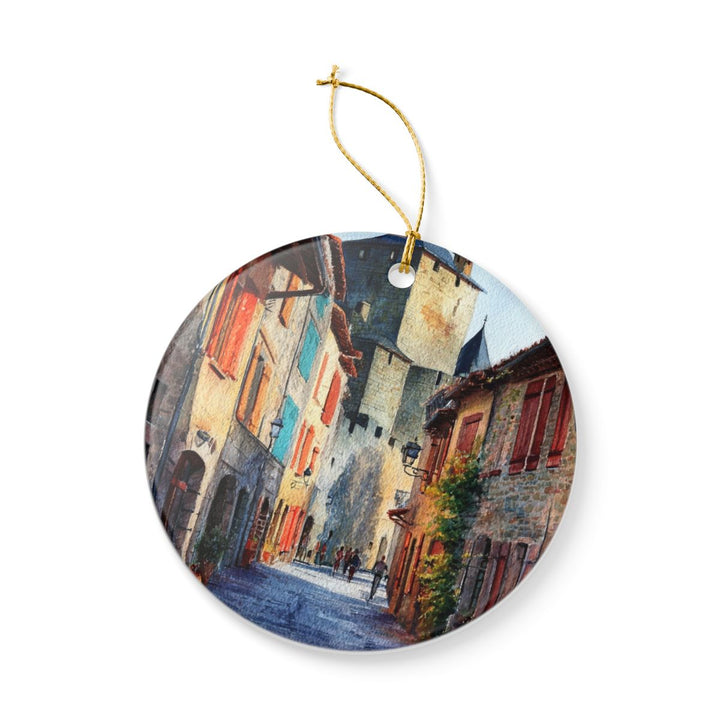 Carcassonne Ornament: Unique Carcassonne Souvenir, Carcassonne Xmas Decor, and Authentic Carcassonne Gift