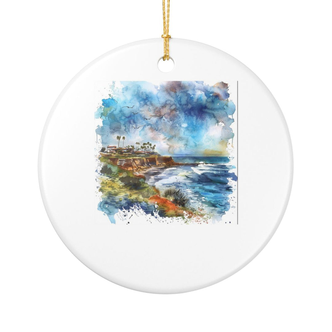 Carlsbad California Ornament: Unique Carlsbad Souvenir, Carlsbad California Xmas Decor, and Authentic Carlsbad Gift