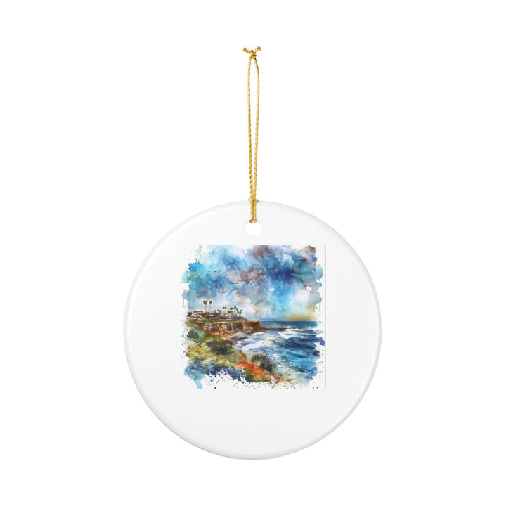 Carlsbad California Ornament: Unique Carlsbad Souvenir, Carlsbad California Xmas Decor, and Authentic Carlsbad Gift