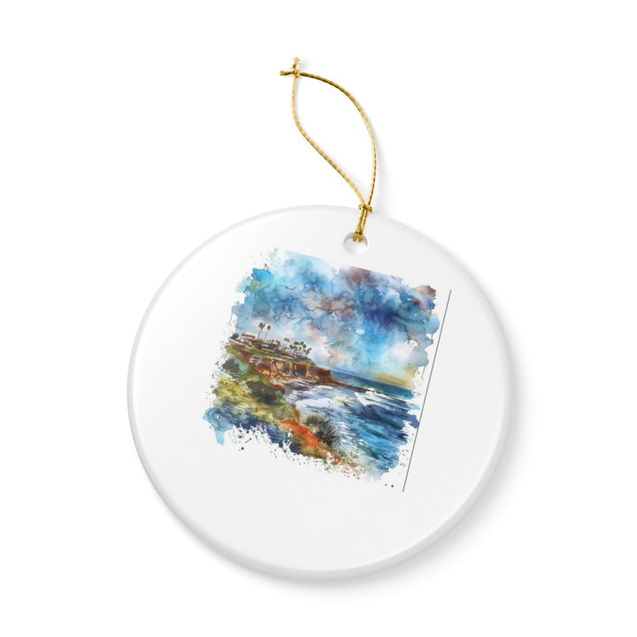 Carlsbad California Ornament: Unique Carlsbad Souvenir, Carlsbad California Xmas Decor, and Authentic Carlsbad Gift