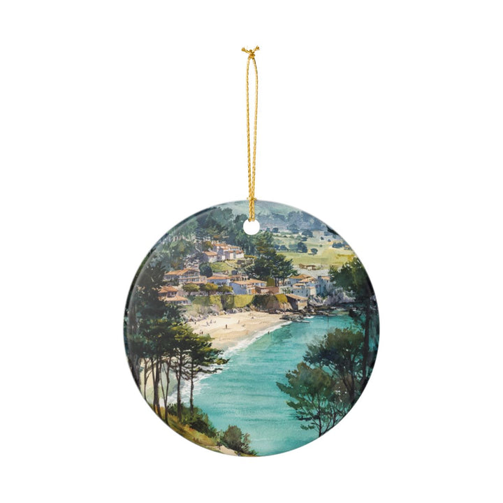 Carmel By the Sea California USA Ornament: Unique Carmel By the Sea Souvenir, Carmel By the Sea California Xmas Decor, and Authentic Carmel By the Sea Gift