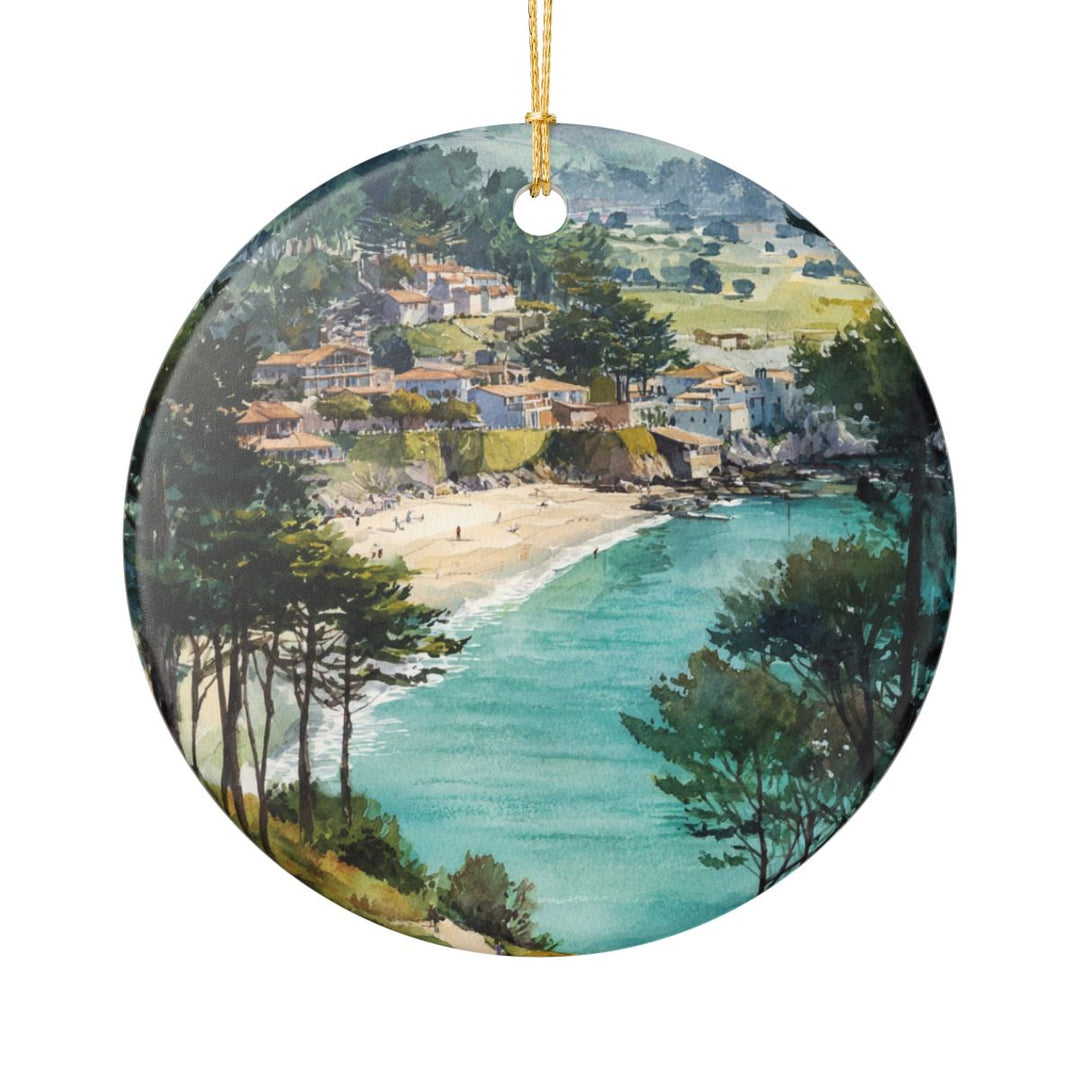 Carmel By the Sea California USA Ornament: Unique Carmel By the Sea Souvenir, Carmel By the Sea California Xmas Decor, and Authentic Carmel By the Sea Gift