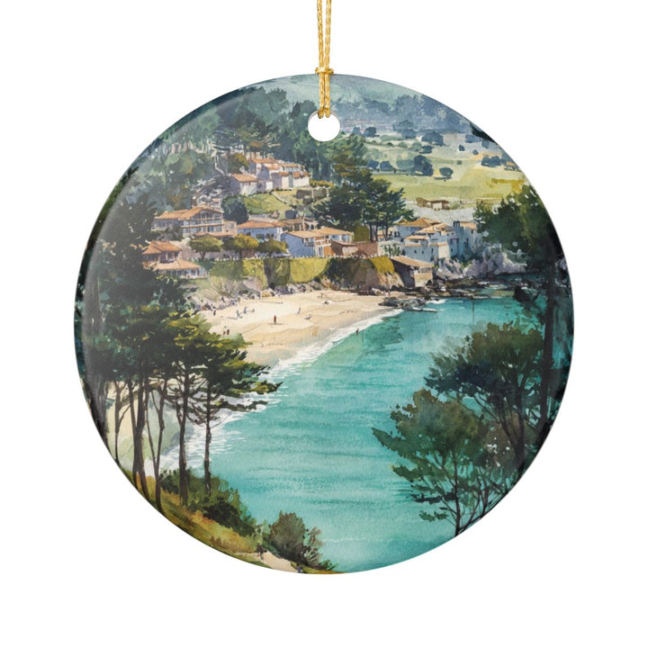 Carmel By the Sea California USA Ornament: Unique Carmel By the Sea Souvenir, Carmel By the Sea California Xmas Decor, and Authentic Carmel By the Sea Gift