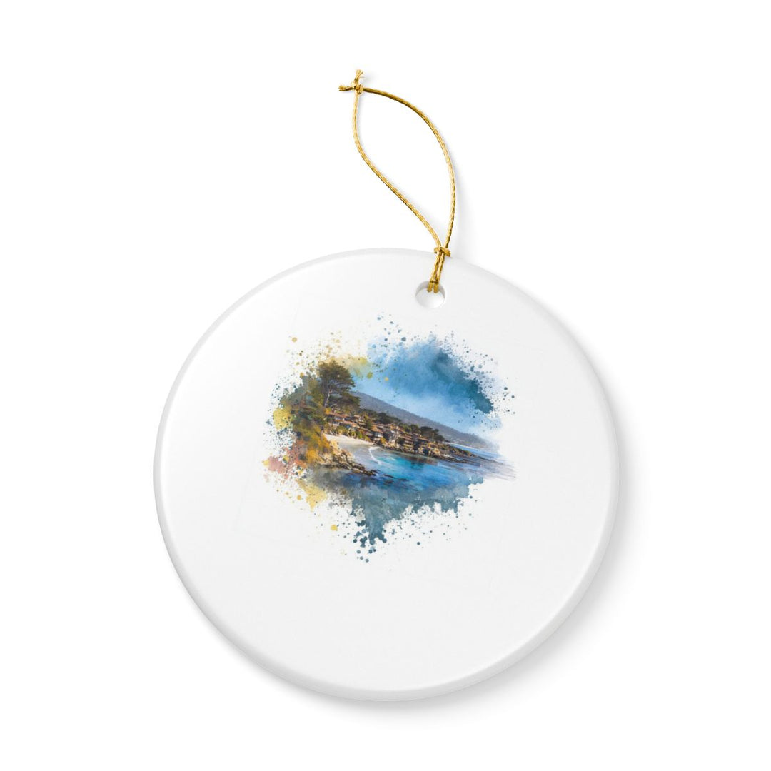 Carmel-by-the-sea USA Ornament: Unique Carmel-by-the-sea Souvenir, Carmel-by-the-sea USA Xmas Decor, and Authentic Carmel-by-the-sea Gift