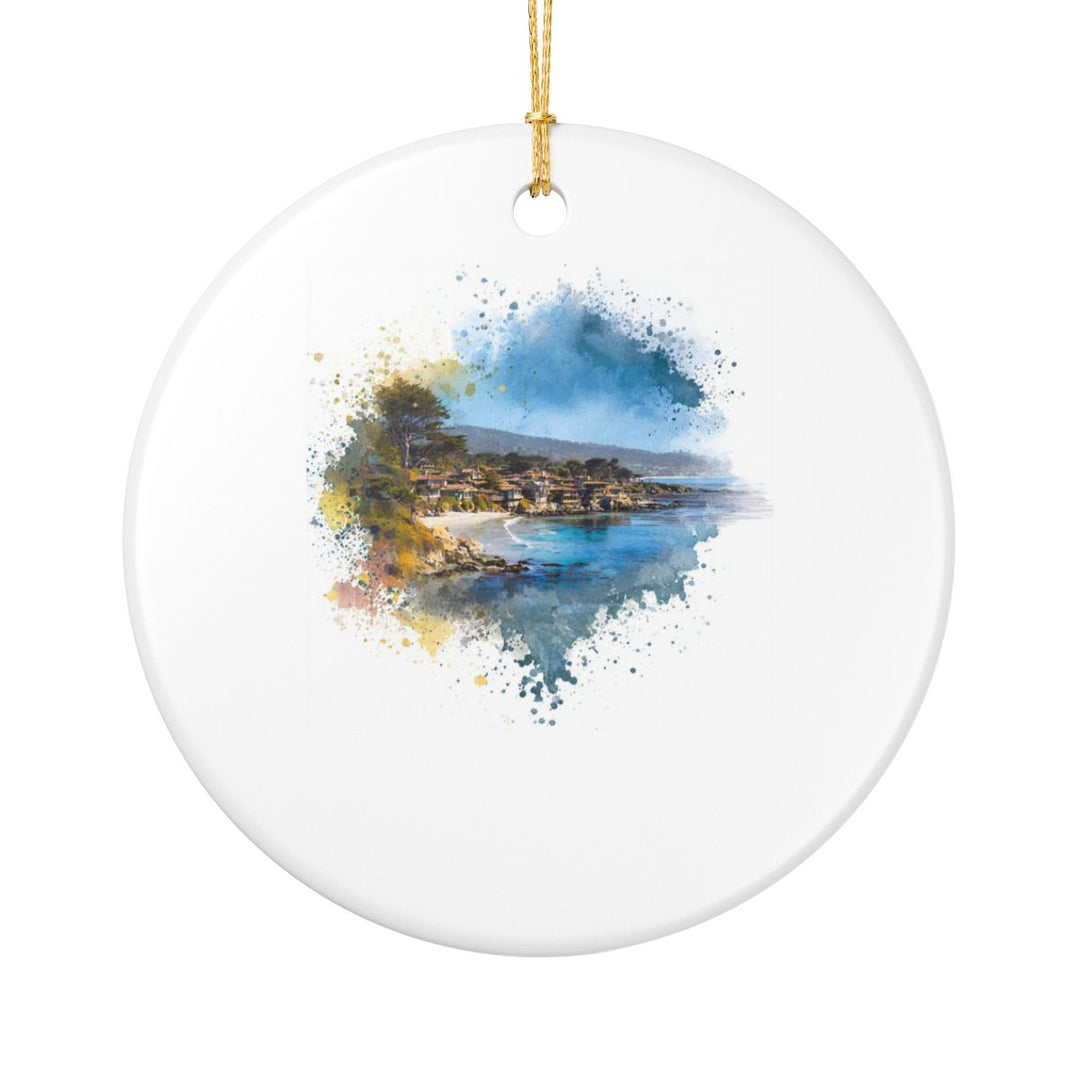 Carmel-by-the-sea USA Ornament: Unique Carmel-by-the-sea Souvenir, Carmel-by-the-sea USA Xmas Decor, and Authentic Carmel-by-the-sea Gift