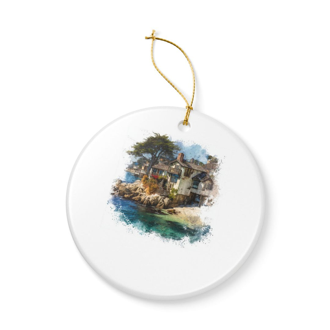 Carmel-by-the-sea USA Ornament: Unique Carmel-by-the-sea Souvenir, Carmel-by-the-sea USA Xmas Decor, and Authentic Carmel-by-the-sea Gift