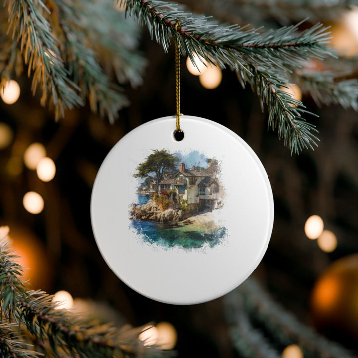Carmel-by-the-sea USA Ornament: Unique Carmel-by-the-sea Souvenir, Carmel-by-the-sea USA Xmas Decor, and Authentic Carmel-by-the-sea Gift