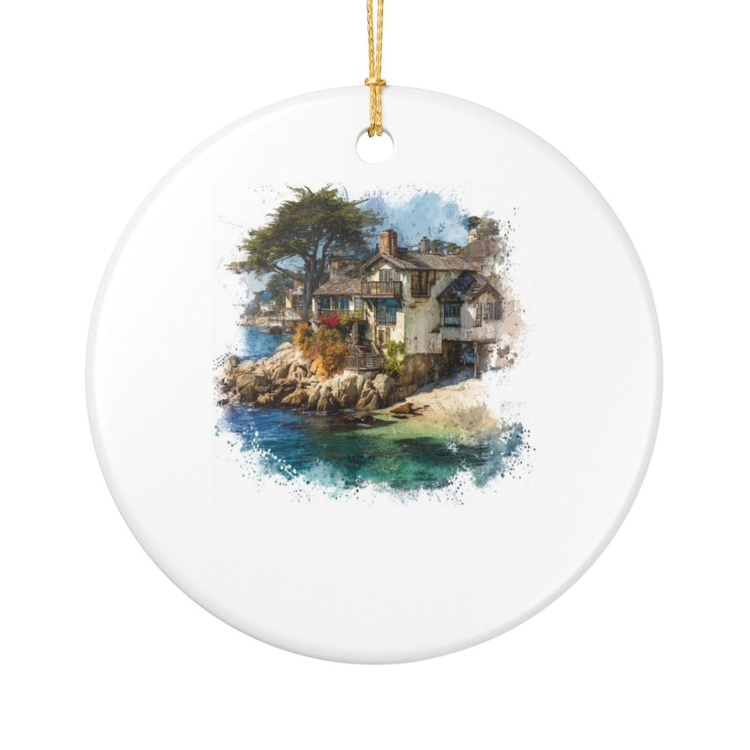 Carmel-by-the-sea USA Ornament: Unique Carmel-by-the-sea Souvenir, Carmel-by-the-sea USA Xmas Decor, and Authentic Carmel-by-the-sea Gift
