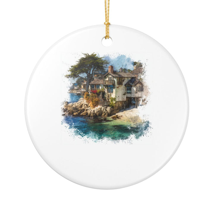 Carmel-by-the-sea USA Ornament: Unique Carmel-by-the-sea Souvenir, Carmel-by-the-sea USA Xmas Decor, and Authentic Carmel-by-the-sea Gift