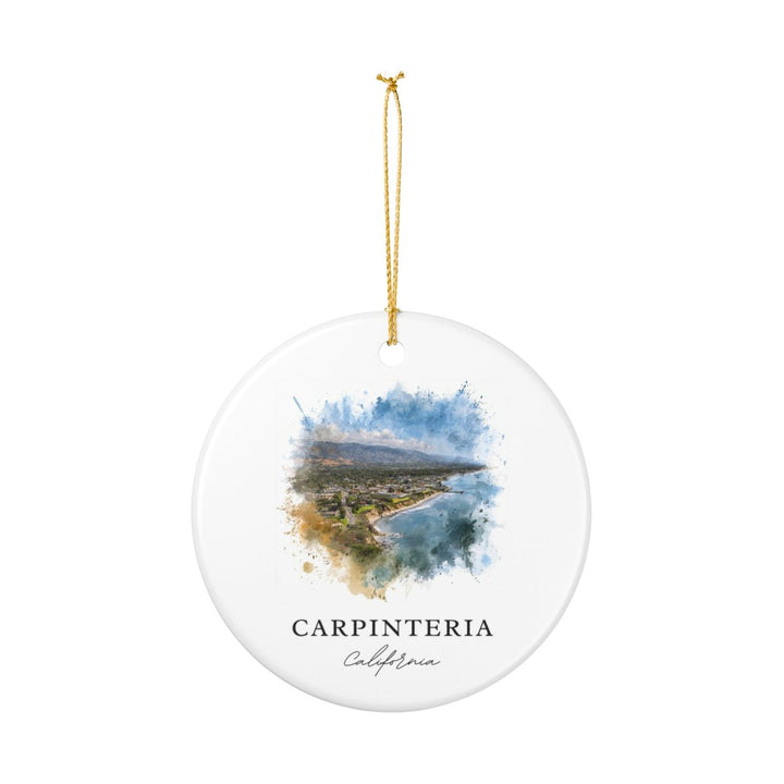 Carpinteria Ornament: Unique Carpinteria Souvenir, Carpinteria Xmas Decor, and Authentic Carpinteria Gift