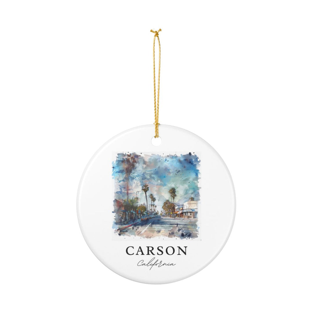 Carson Nevada Ornament: Unique Carson Souvenir, Carson Nevada Xmas Decor, and Authentic Carson Gift