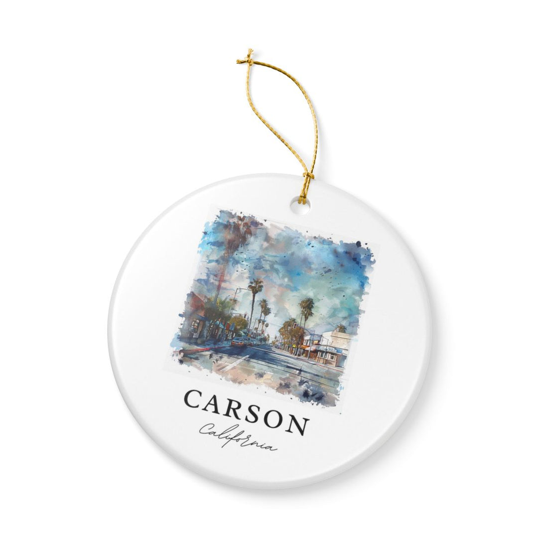 Carson Nevada Ornament: Unique Carson Souvenir, Carson Nevada Xmas Decor, and Authentic Carson Gift