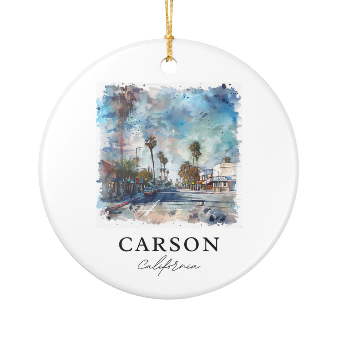 Carson Nevada Ornament: Unique Carson Souvenir, Carson Nevada Xmas Decor, and Authentic Carson Gift