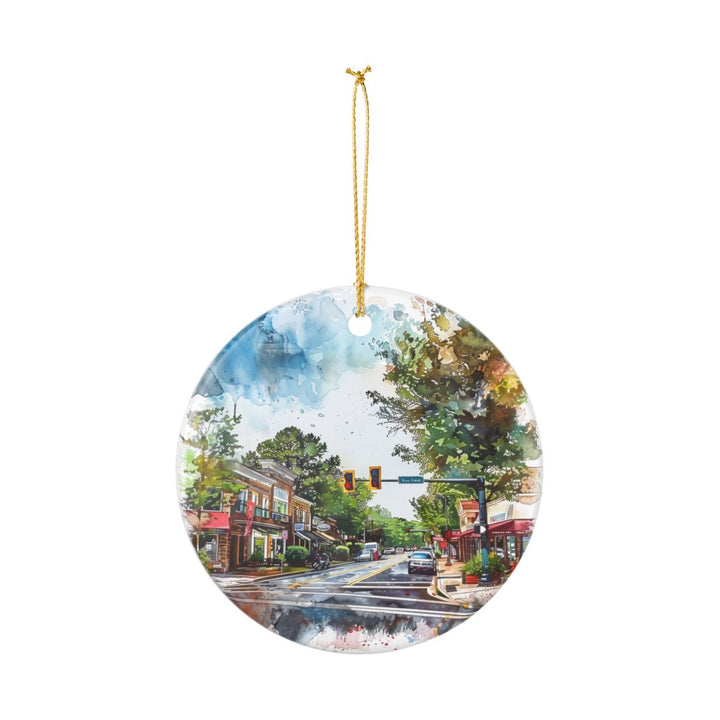 Cary North Carolina USA Ornament: Unique Cary Souvenir, Cary North Carolina Xmas Decor, and Authentic Cary Gift
