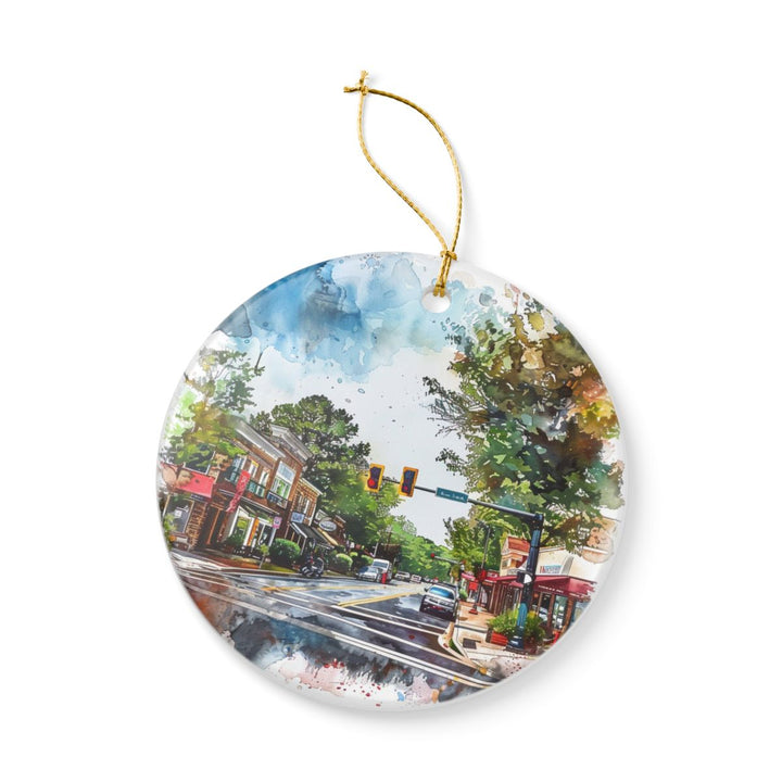 Cary North Carolina USA Ornament: Unique Cary Souvenir, Cary North Carolina Xmas Decor, and Authentic Cary Gift